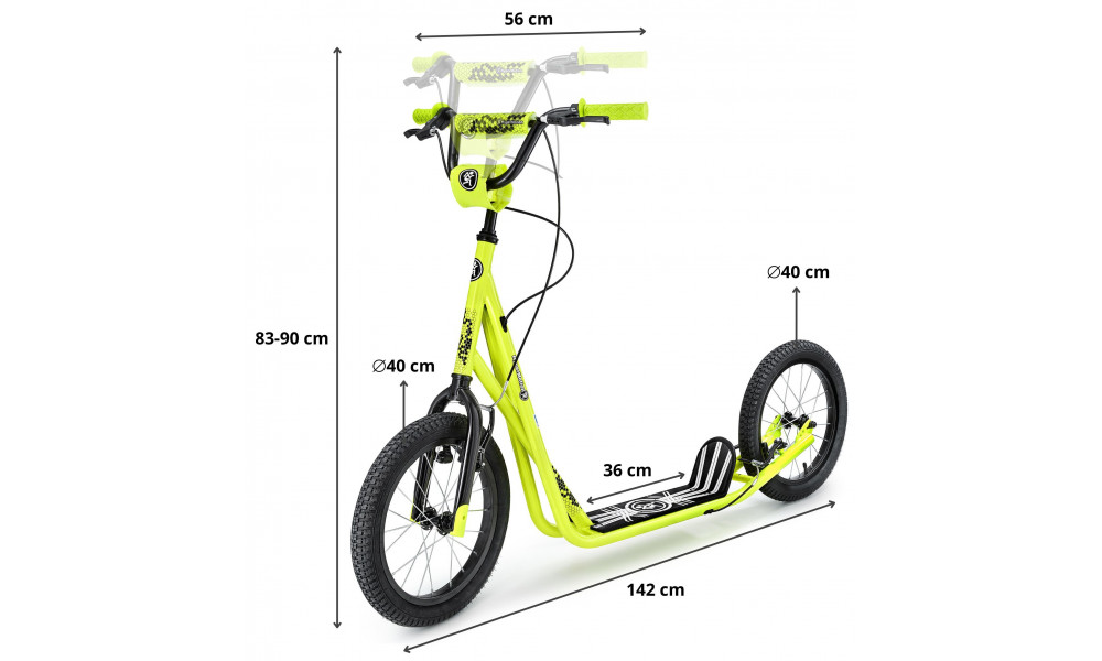 Scooter HyperMotion Runkie 16" yellow - 13