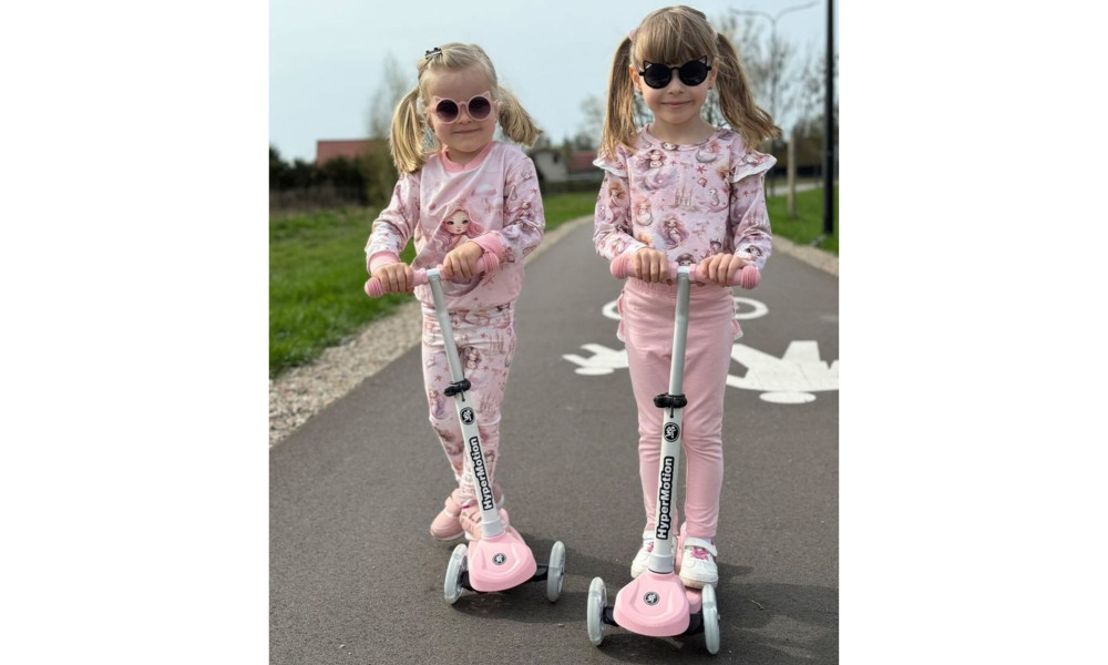 Scooter HyperMotion Tringo LED pink - 11