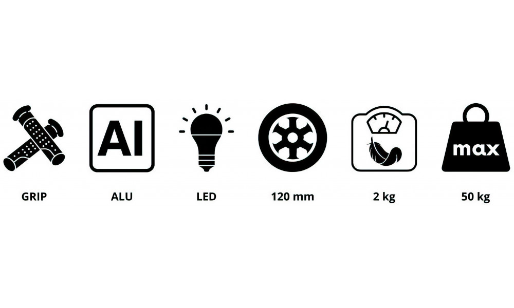 Самокат HyperMotion Tringo LED pink - 12