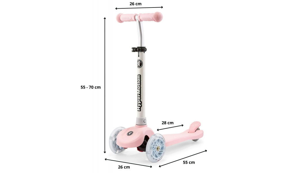Scooter HyperMotion Tringo LED pink - 13