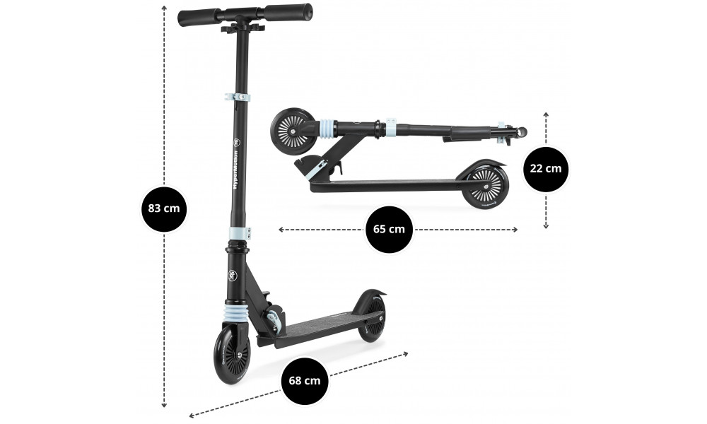 Scooter HyperMotion Wally black-blue - 3