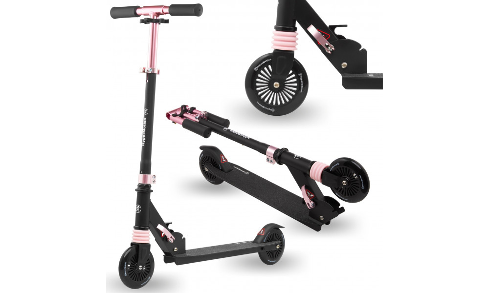Самокат HyperMotion Wally black-pink - 4