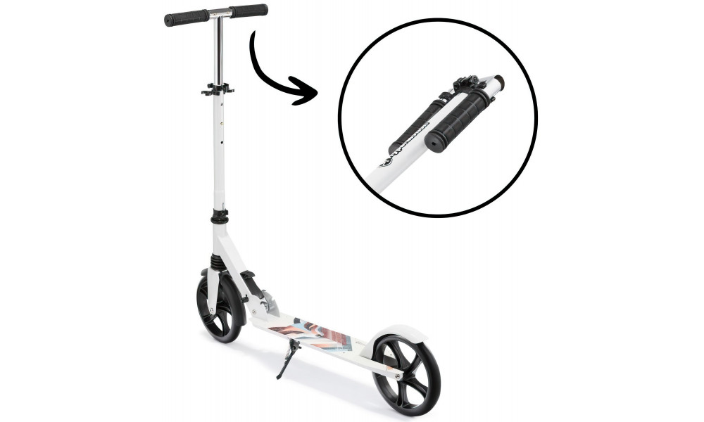 Самокат HyperMotion City Swift 12 white - 4