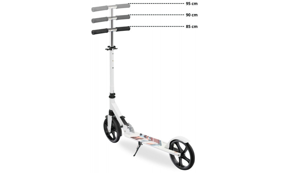 Самокат HyperMotion City Swift 12 white - 5