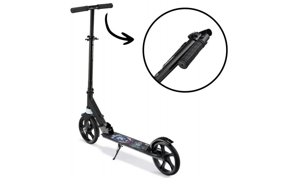 Самокат HyperMotion City Swift 12 black - 4