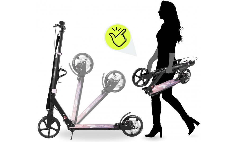 Scooter HyperMotion Skyline black-pink - 5