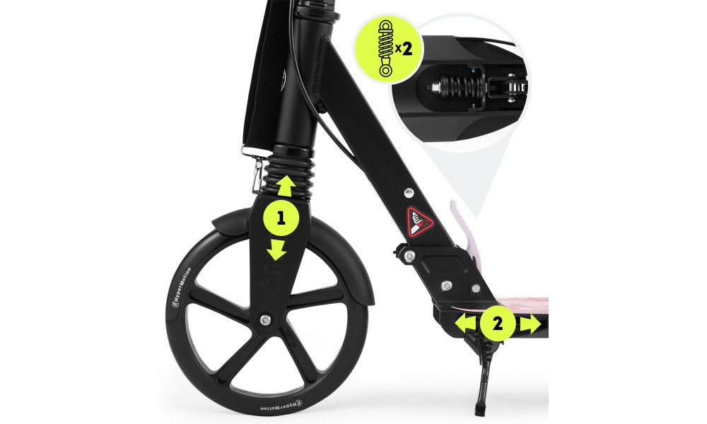 Scooter HyperMotion Skyline black-pink - 6