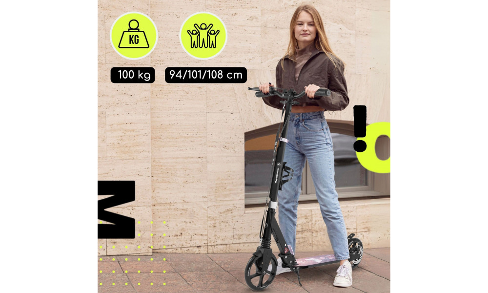 Scooter HyperMotion Skyline black-pink - 8