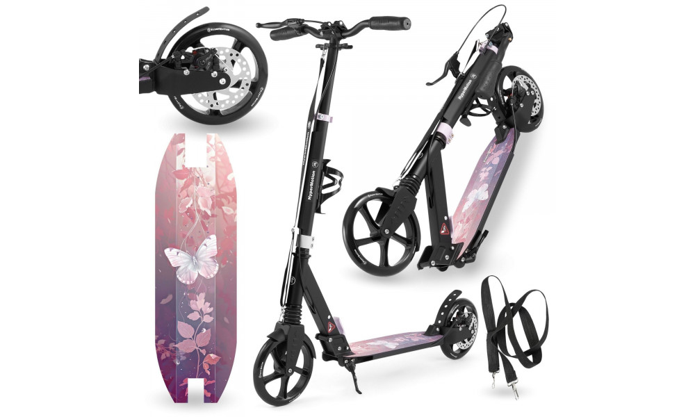 Scooter HyperMotion Skyline black-pink - 10
