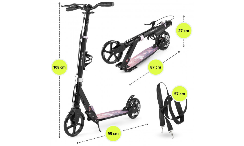 Scooter HyperMotion Skyline black-pink - 14