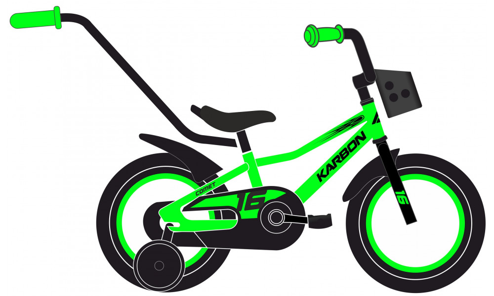 Bicycle Karbon Comet 16 green neon 