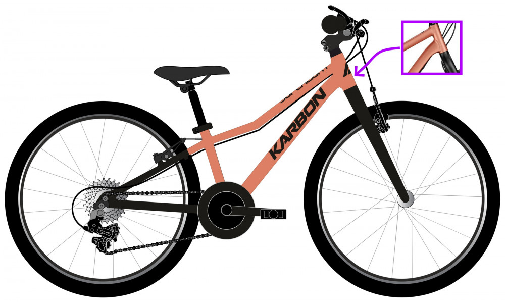 Bicycle Karbon Superlight 26 copper 
