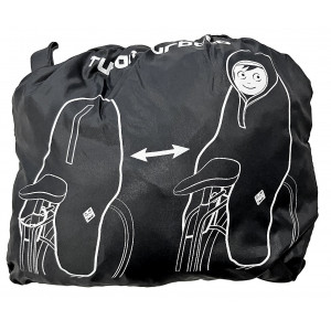 Poncho Bellelli rear seat black-yellow