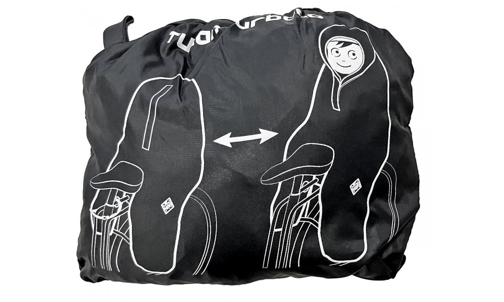 Пончо от дождя Bellelli rear seat black-yellow - 2
