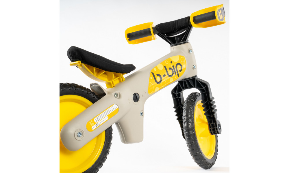 Balance / learner bike Bellelli B-Bip silk grey-yellow - 2