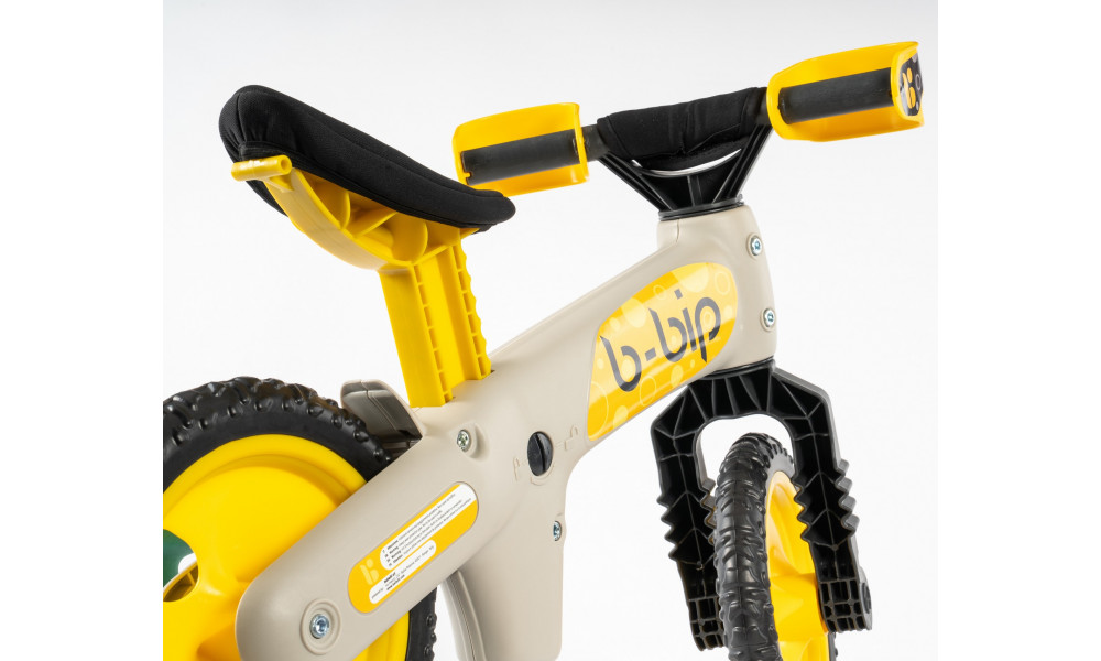 Balance / learner bike Bellelli B-Bip silk grey-yellow - 3
