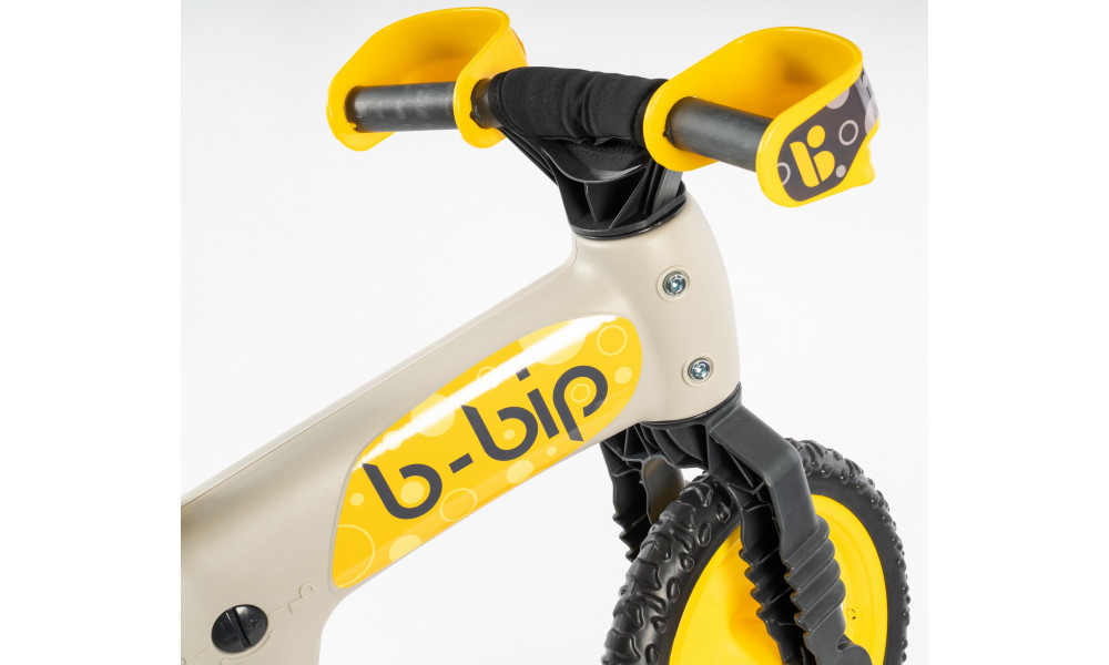 Balance / learner bike Bellelli B-Bip silk grey-yellow - 4