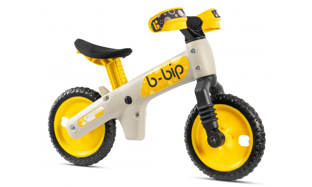 Balance / learner bike Bellelli B-Bip silk grey-yellow - 6