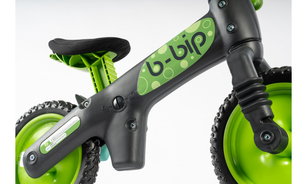Balance / learner bike Bellelli B-Bip dark grey-green - 2