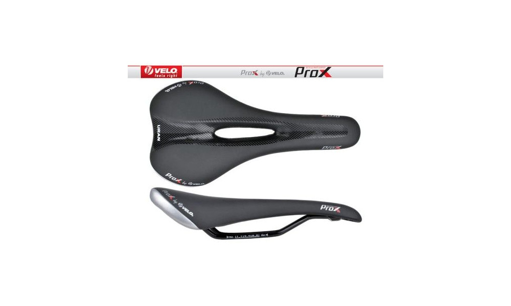 Saddle Velo ProX VL-3422 D1 Zone Full Cut Uran black - 2