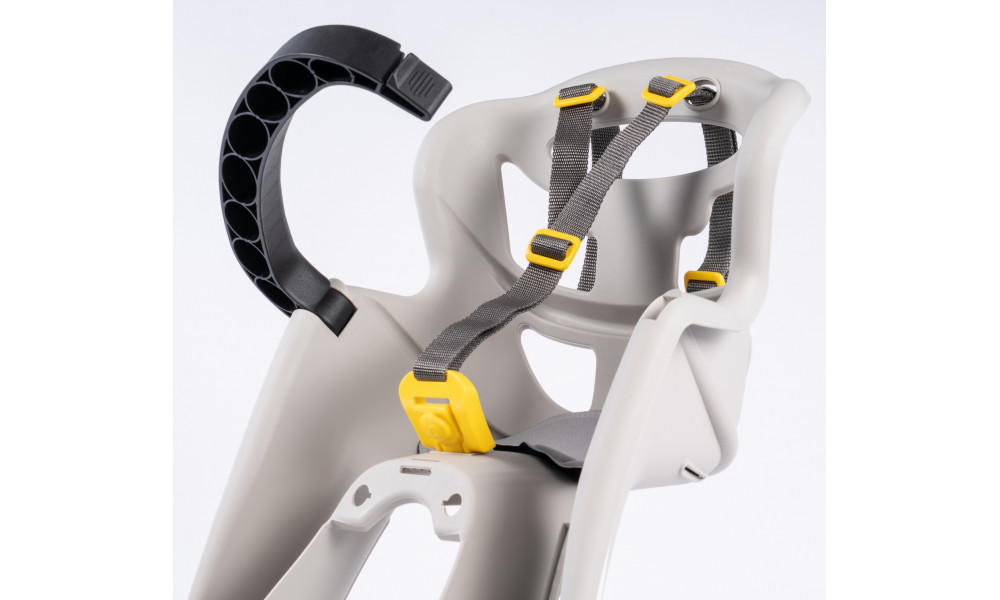 Child seat Bellelli Tatoo Plus B-fix front silk grey - 5