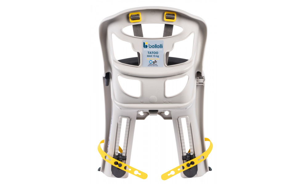 Child seat Bellelli Tatoo Plus B-fix front silk grey - 10