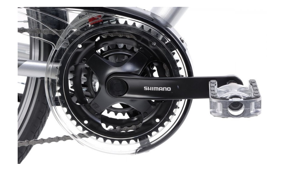 Bicycle Romet Wagant 5 28" 2022 silver-graphite - 19