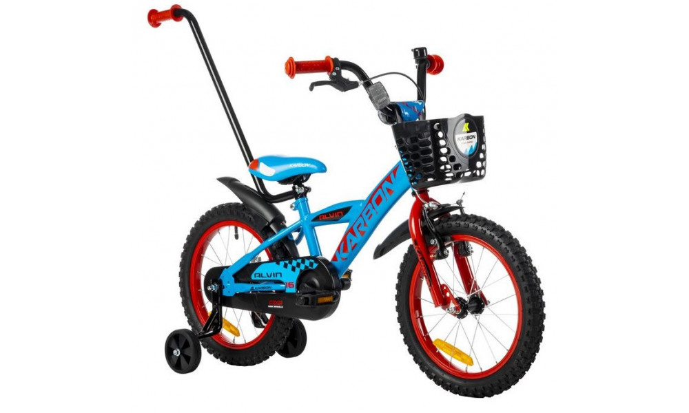 Велосипед Karbon Alvin 16 blue-red - 8