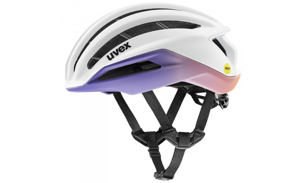 Шлем Uvex surge aero MIPS white-lilac apricot matt - 10