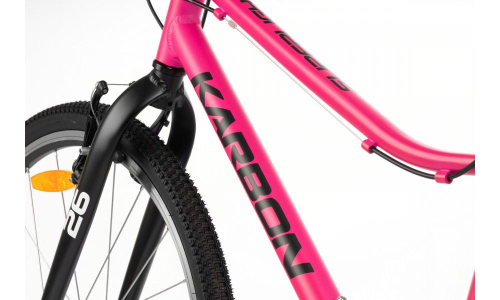 Велосипед Karbon Superlight 26 pink - 10