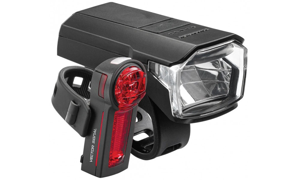 Комплект ламп Trelock LS 480 Lighthammer 80 Lux + LS 740 Vector E-Bike - 1