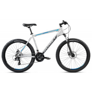 Bicycle Romet Rambler R6.2 2025 silver-blue Bicycle Romet Rambler R6.2 2025 silver-blue