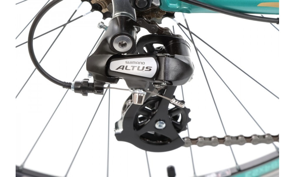 Bicycle Romet Jolene 7.0 27.5" 2022 turquoise - 10