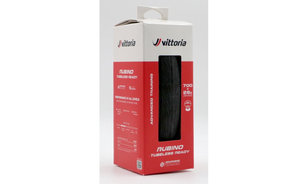 ???? 28" Vittoria Rubino V G2.0 TLR Fold 700x32c / 32-622 black - 3