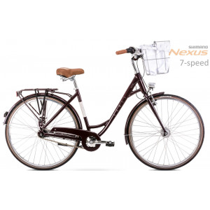 Bicycle Romet Pop Art Lux 28" 2022 bordo mat Bicycle Romet Pop Art Lux 28" 2022 bordo mat