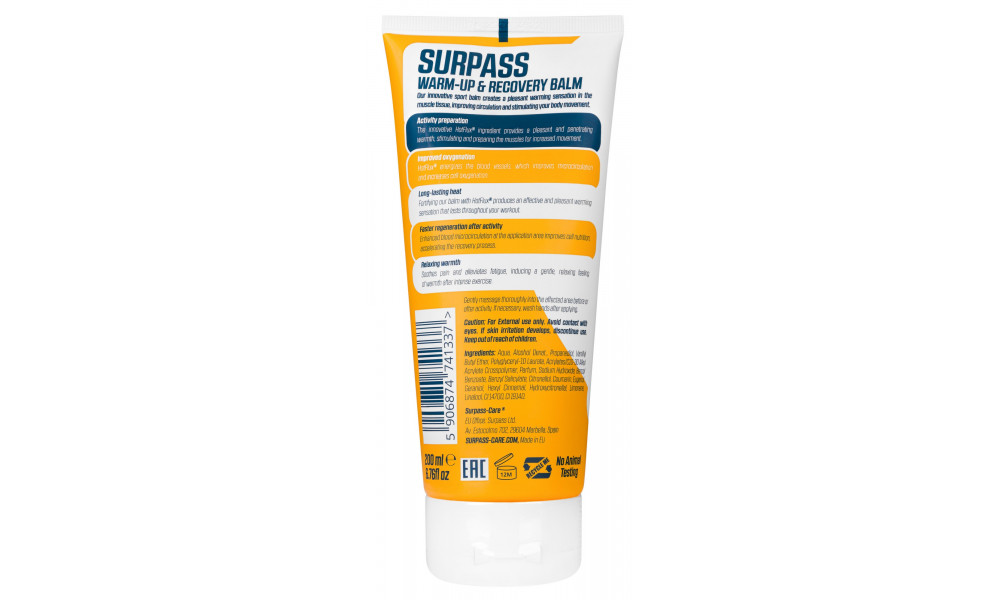 ??????????? ??????? Surpass Warm-up & Recovery 200ml - 4