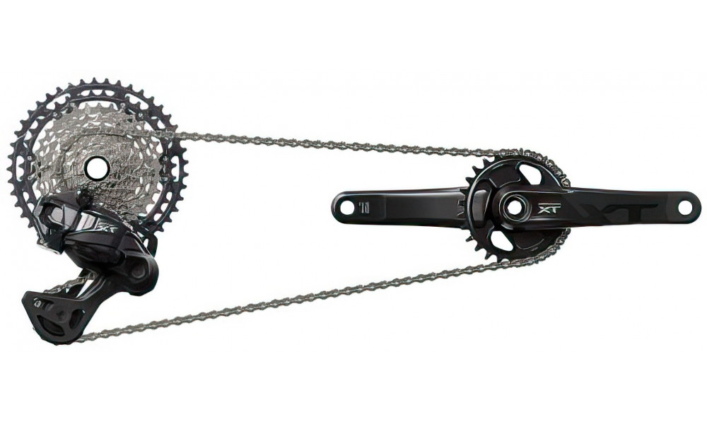 Rear derailleur Shimano Deore XT Di2 RD-M8250 GS 1x12-speed - 2