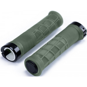 Ручки руля ACID Disrupt 138mm Lock-on translucent olive