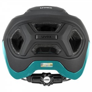 Helmet Uvex react black-teal matt