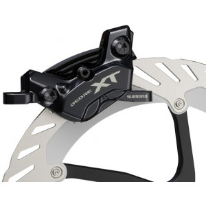 Disc brake caliper Shimano XT BR-M8220 4-piston Metal w/Fin Disc brake caliper Shimano XT BR-M8220 4-piston Metal w/Fin