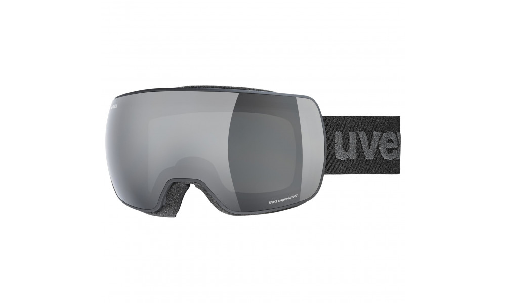 Лыжные очки Uvex Compact LM black mat - 1