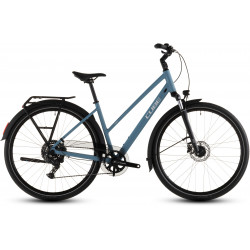 Bicycle Cube Touring ONE Trapeze bluebird'n'grey 2026