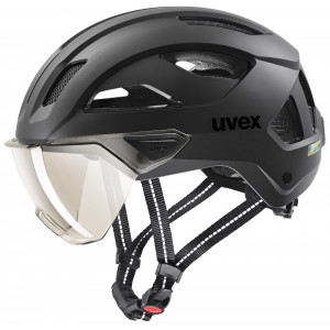Helmet Uvex stride visor black matt
