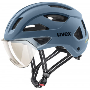 Helmet Uvex stride visor stone blue matt