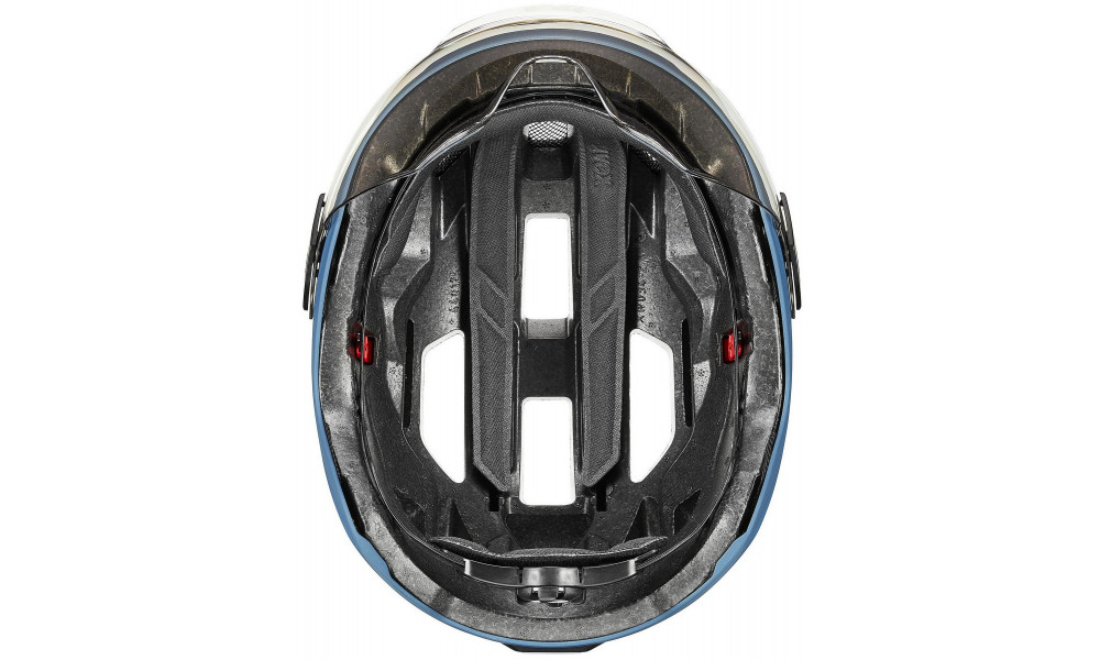 Шлем Uvex stride visor stone blue matt - 2