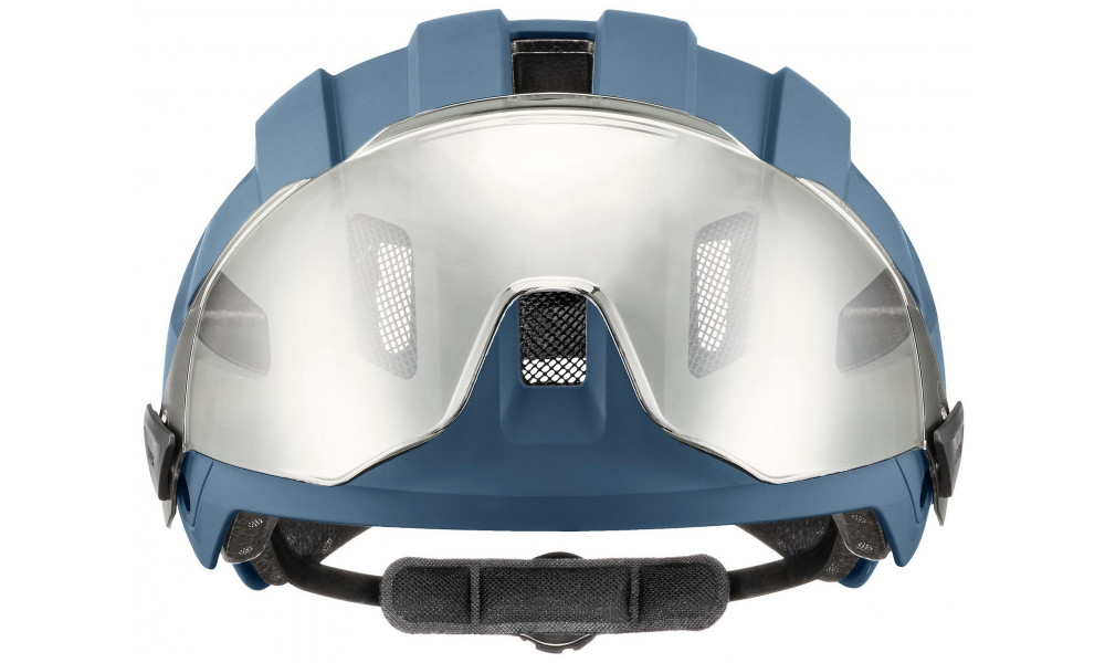 Шлем Uvex stride visor stone blue matt - 6