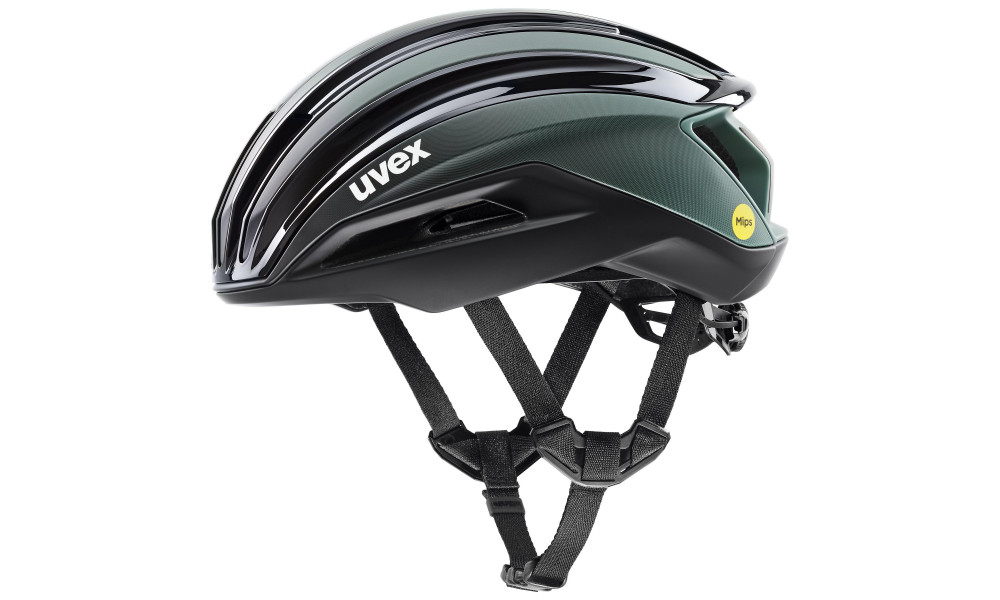Шлем Uvex surge aero MIPS black-sage green matt - 1