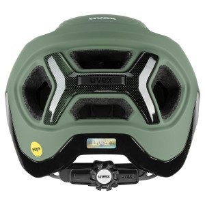 Шлем Uvex react MIPS moss green-black matt