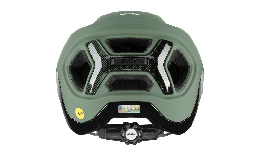 Шлем Uvex react MIPS moss green-black matt - 2