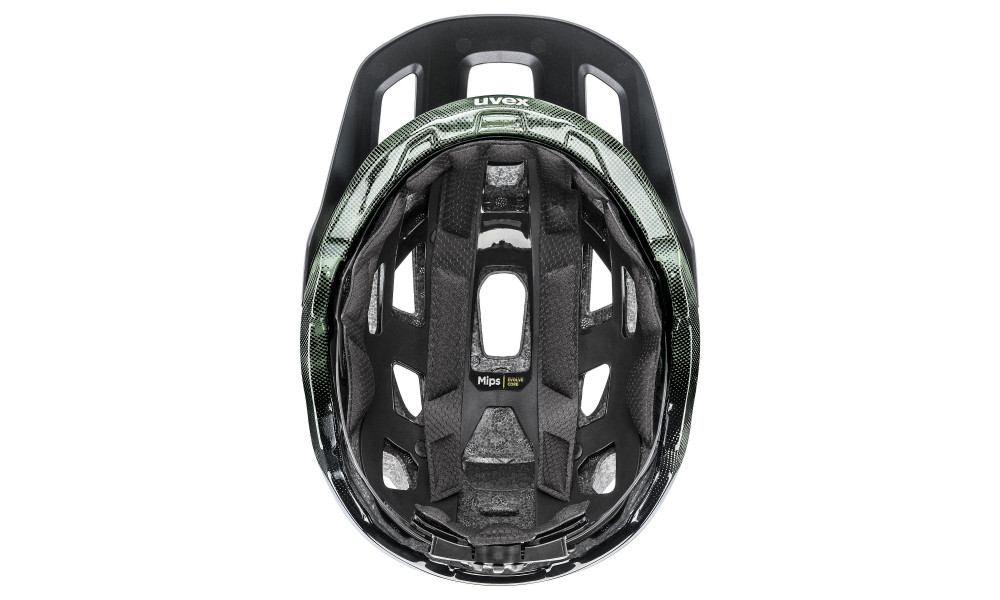 Шлем Uvex react MIPS moss green-black matt - 4